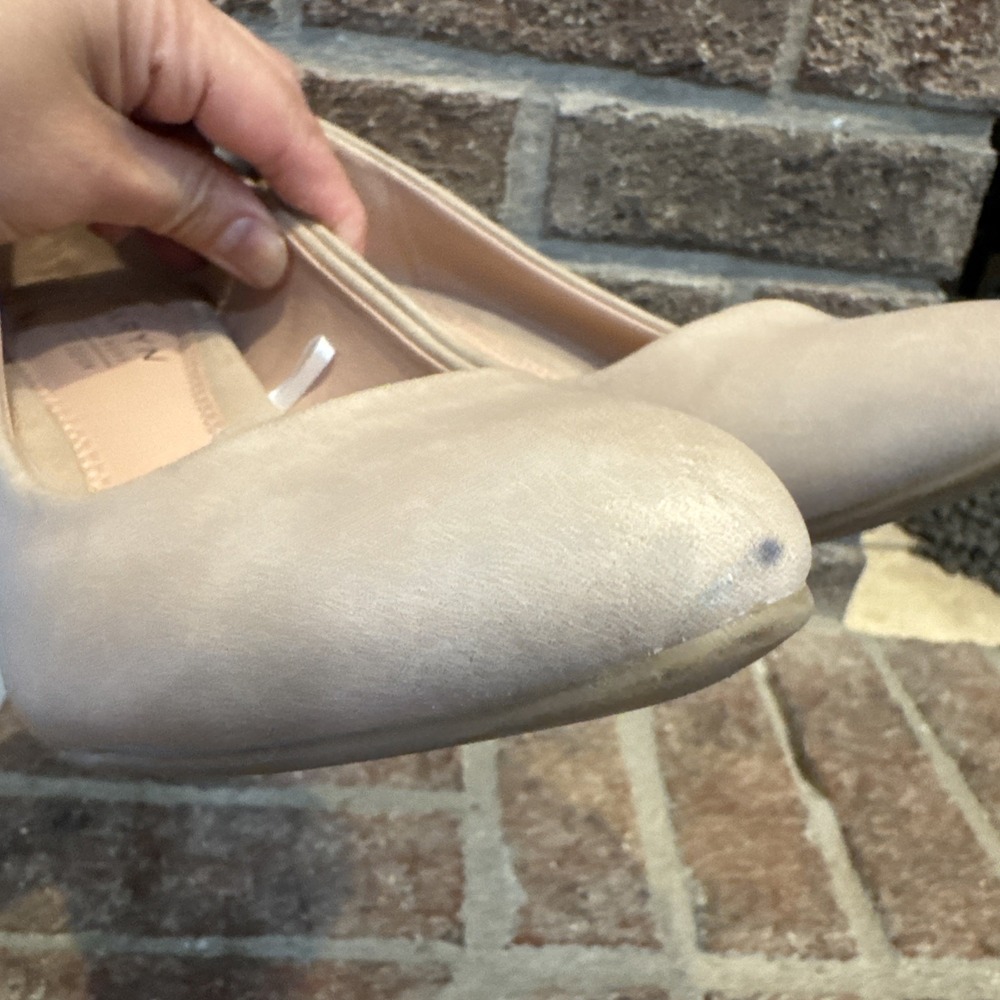 Taryn Rose Maine Pumps Womens 8.5 Beige Nude Block Heel Size 8.5 #223 - Picture 12 of 16